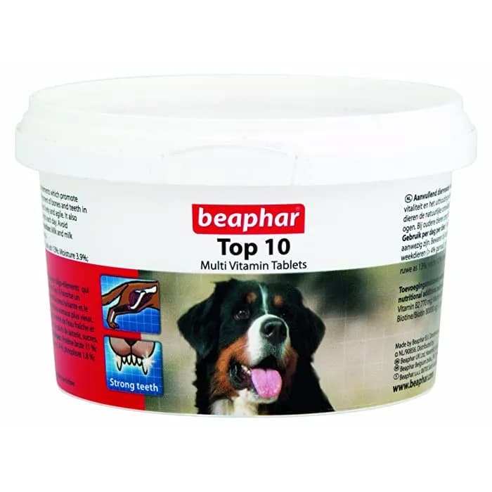 Beaphar Top10 Multivitamins For Dogs 180 Tablets