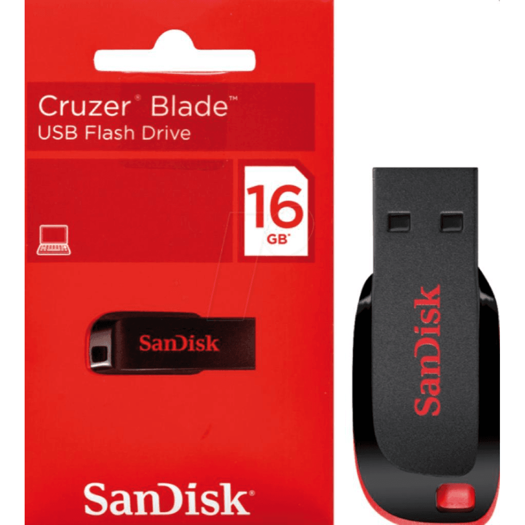 Sandisk 16GB Cruzer Blade USB Flash Drive