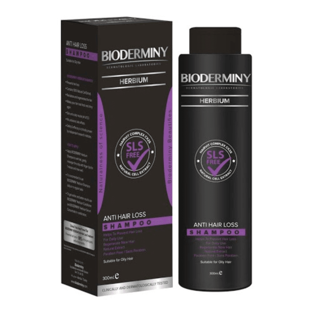 Bioderminy Herbium Anti Hair Loss Shampoo Oily Hair 300Ml 