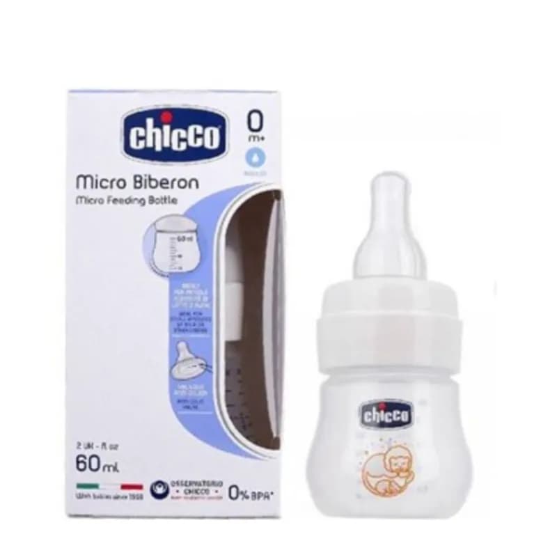 Chicco Micro Feeding Bottle 0 Month Plus - 60 Ml