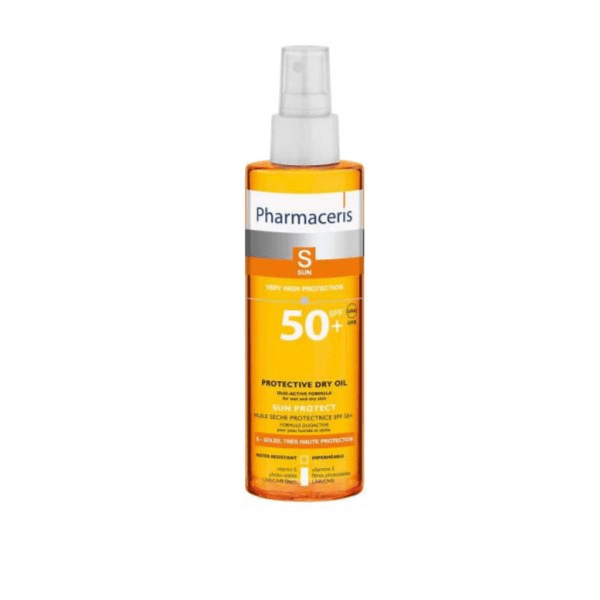 زيت جاف واقي من فارماسيريس SPF50+، 200 مل