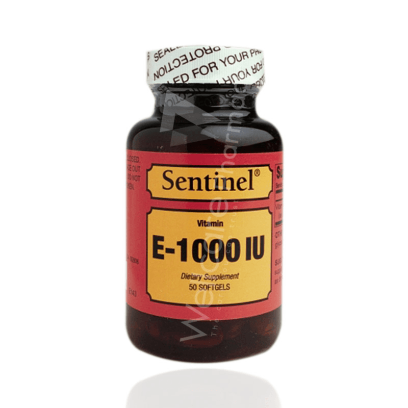 Sentinel Vitamin E 1000Iu 50 Capsules