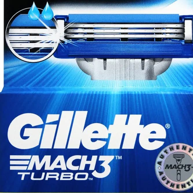 Gillette Mach3 Turbo 4 Pieces