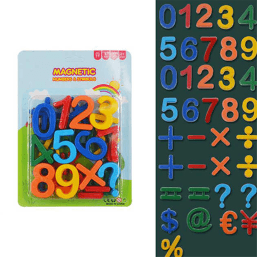 Magnetic numbers & symbols