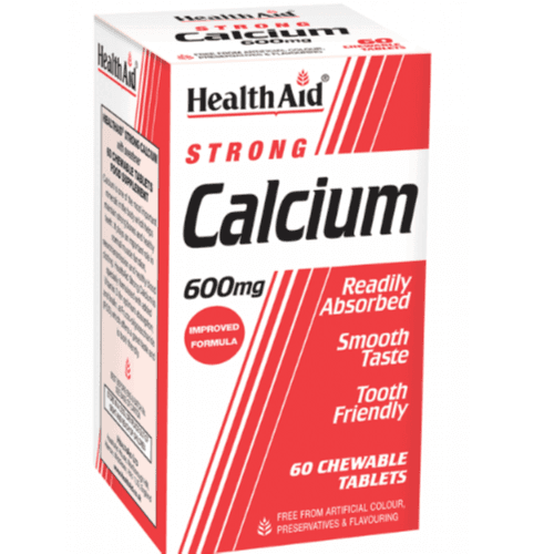 Health Aid Strong Calcium 600Mg 60 Tablets