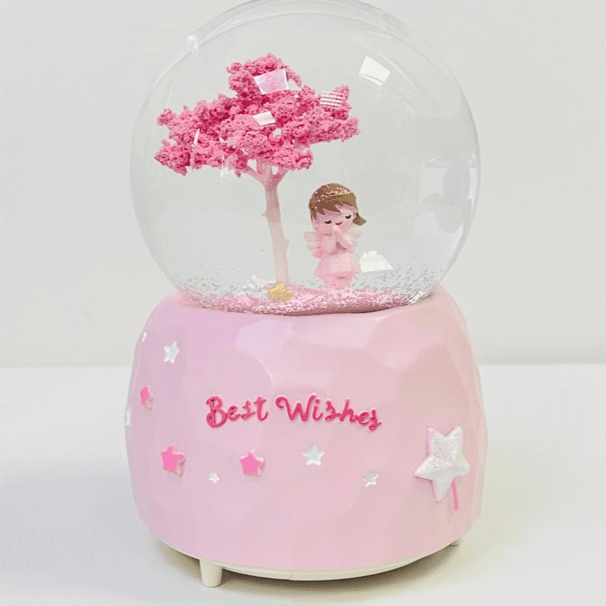 Angel Under The Tree Crystal Ball