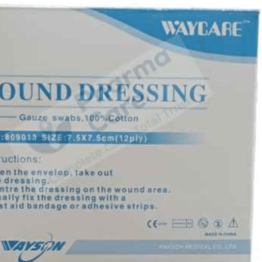 Waycare Sterile Gauze Swabs 7.5 x 7.5cm 50's