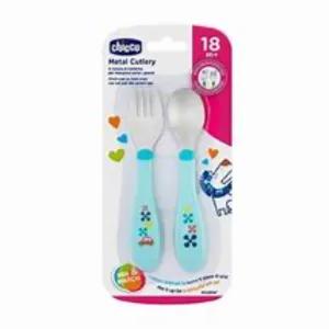 Chicco Metal Cutlery 18m+  Boy