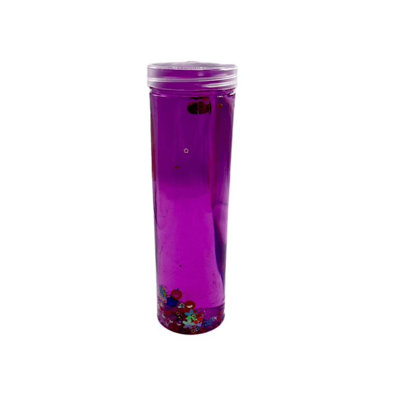 Slime Long Tube With Pearls, Purple Colour - 8774