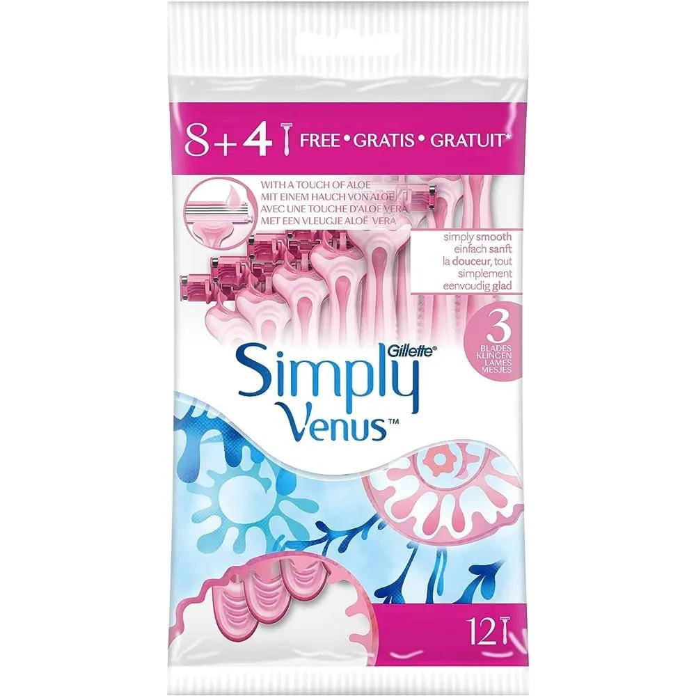 Gillette Simply Venus 3blades 8pcs +4pcs free