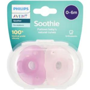 Philips Avent Curved Soother 0-6 Months 2's