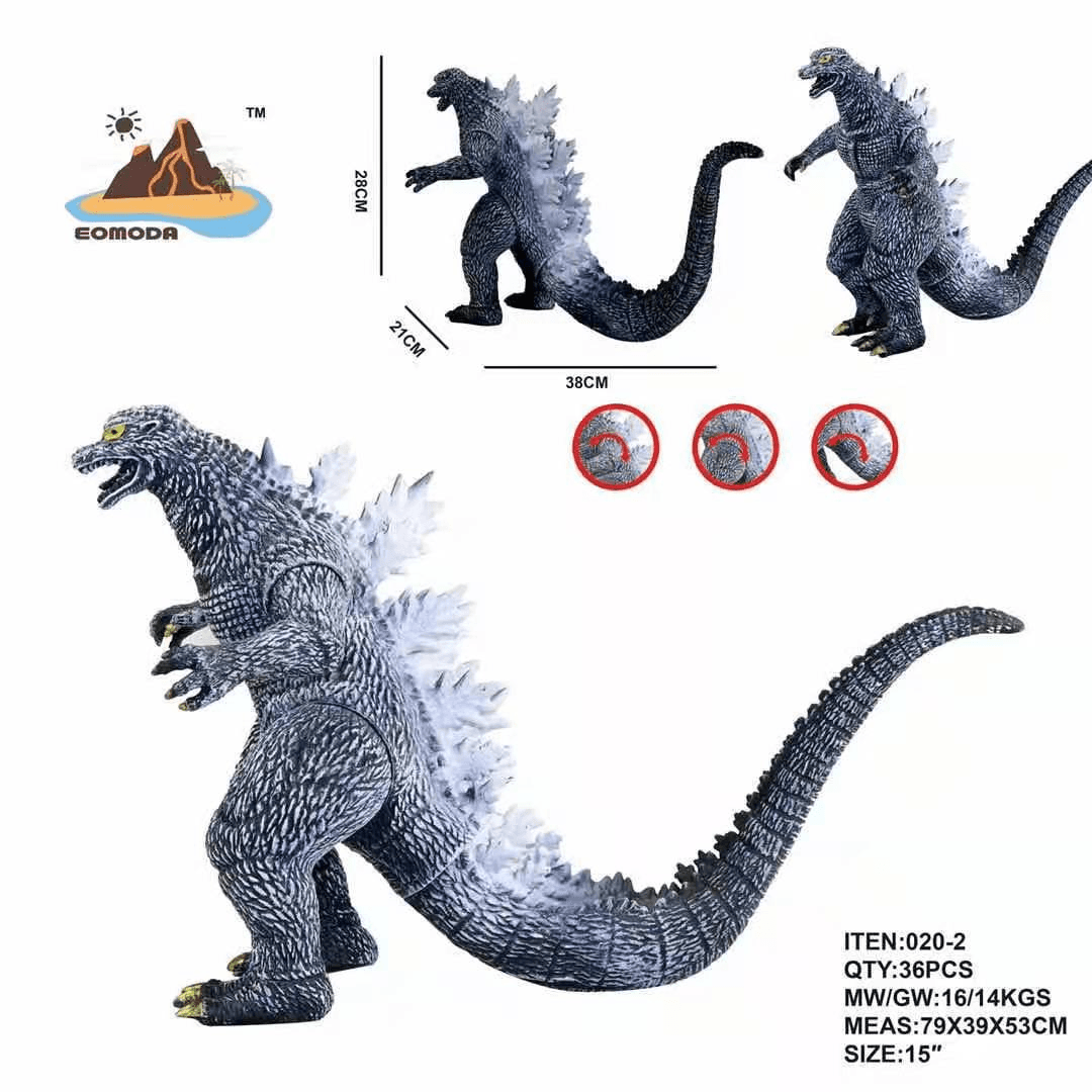 Gold&silver Color Godzilla