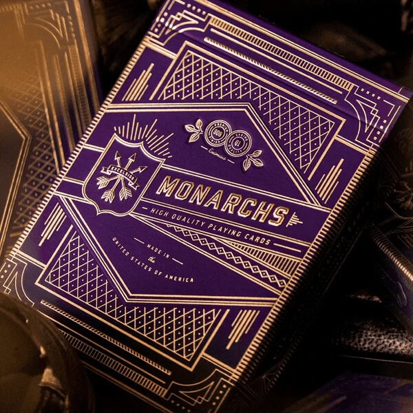 Monarch Purple Playing Cards