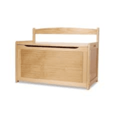 Wooden Toy Chest Honey