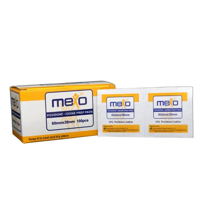 Mexo Povidone Iodine Pads 100 s