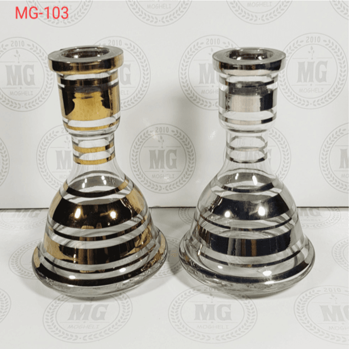 Mg Shisha Base Mg-103 Gold & Silver