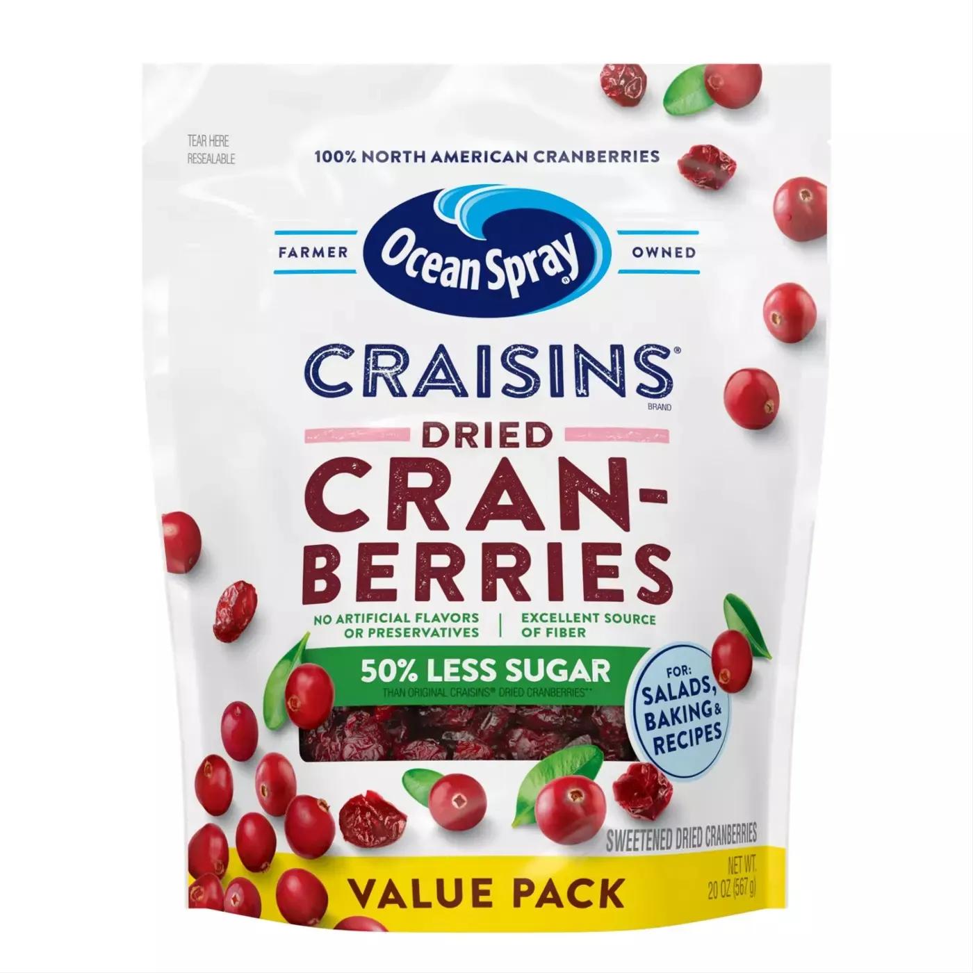 Ocean Spray Craisins Dried Cranberries 567G