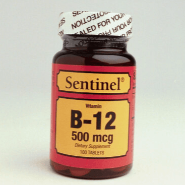 Sentinel Vitamin B-12  500 mcg 100tablets