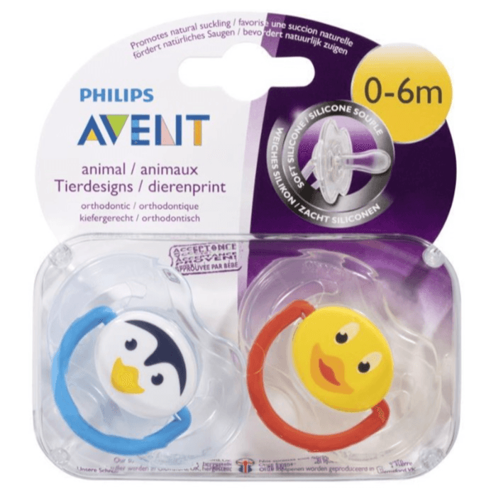 Philips Avent Soother Classic Animals 0-6 Months Penguin And Duck 182.23