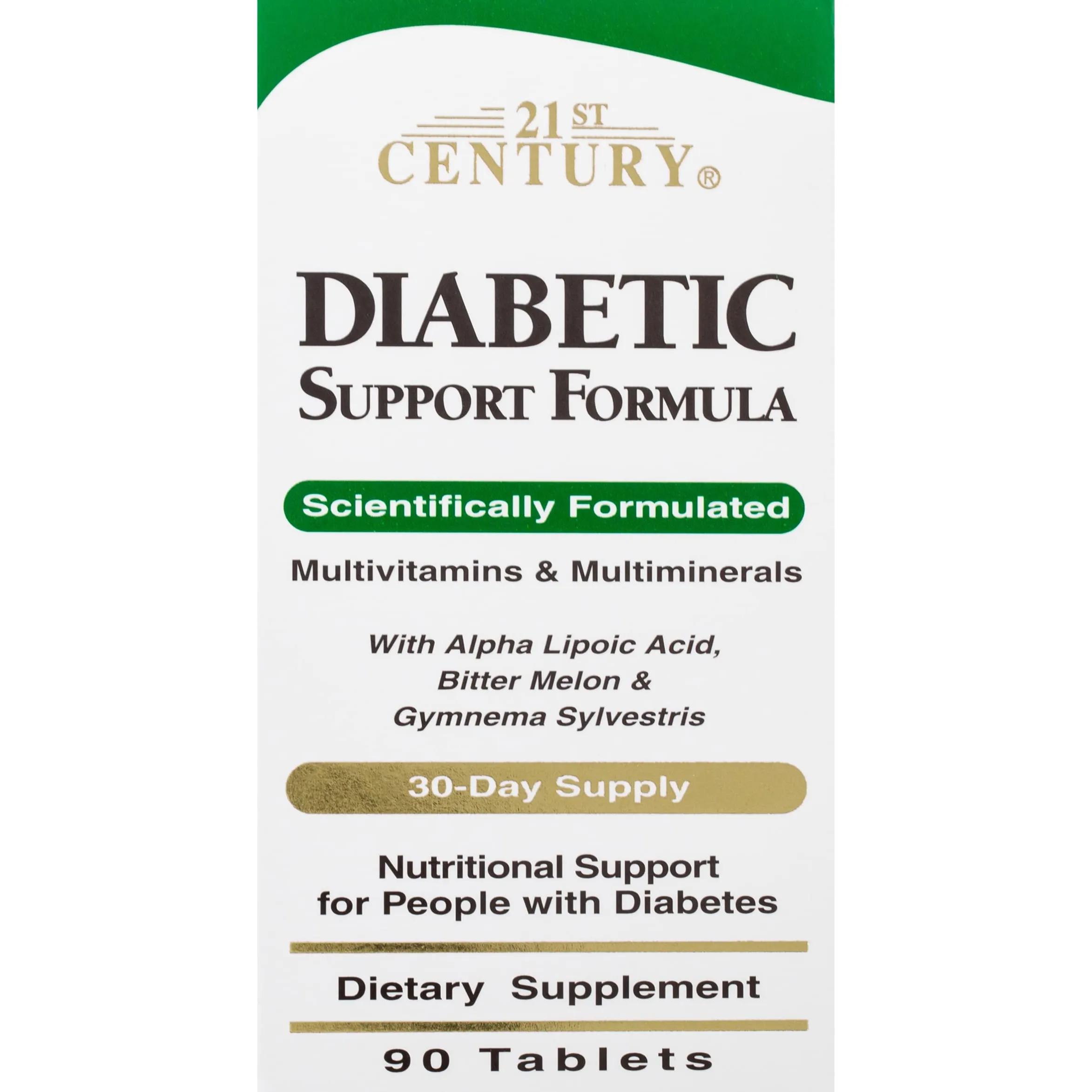 21St Century Diabetic Formula - 90 Tablets