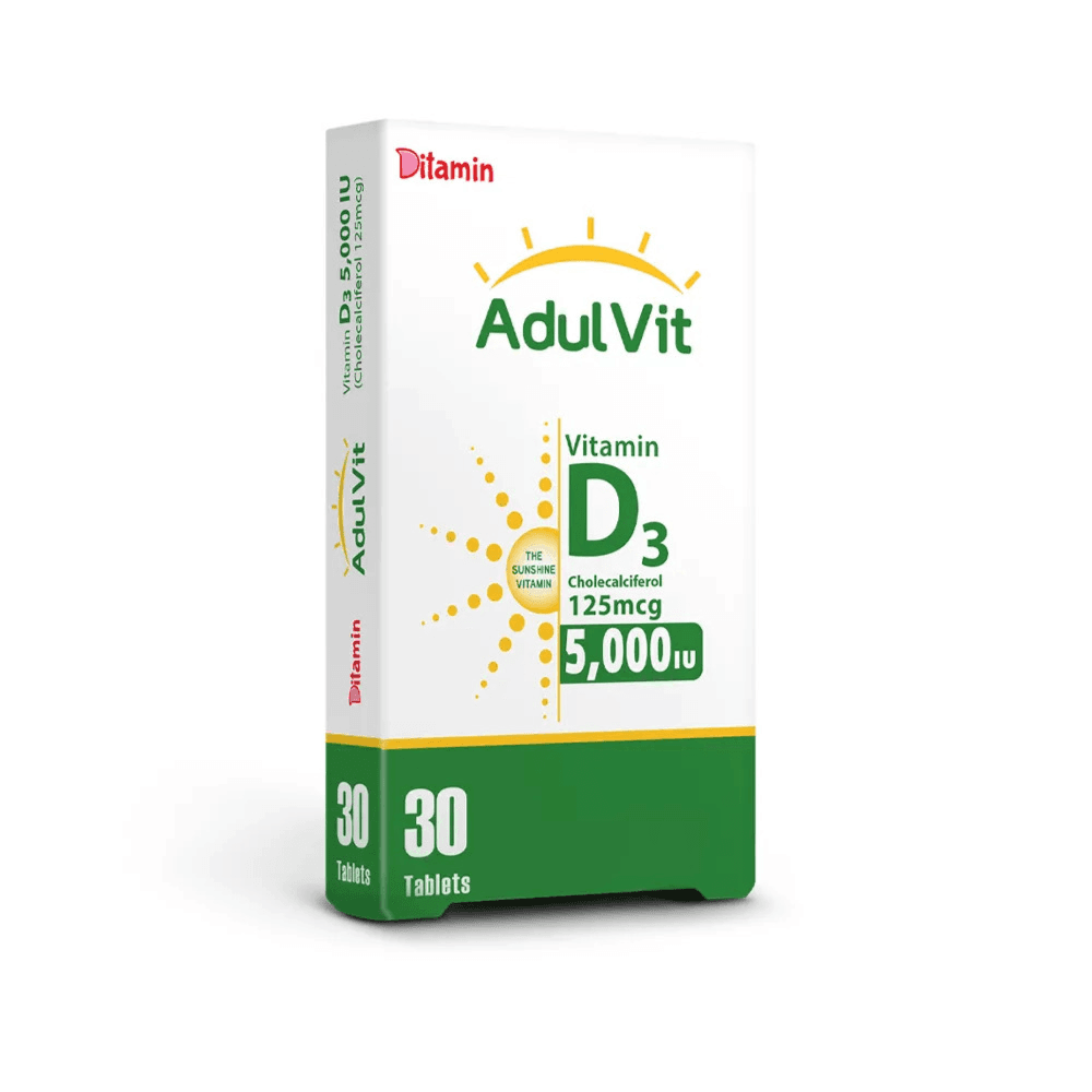 Ditamin Vitamin D3 (5,000Iu) 30 Tablets