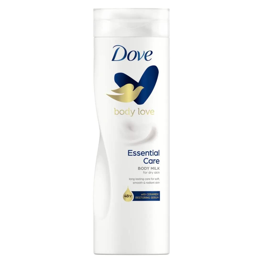 Dove Body Love Essential Care Body Lotion For Dry Skin Long Lasting Care For Soft Smooth & Radiant Skin 400Ml