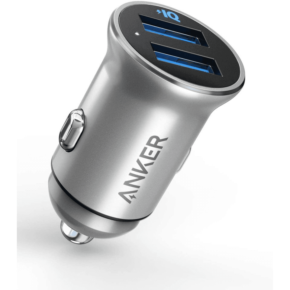 Anker Car Charger 2 Port Alloy24W