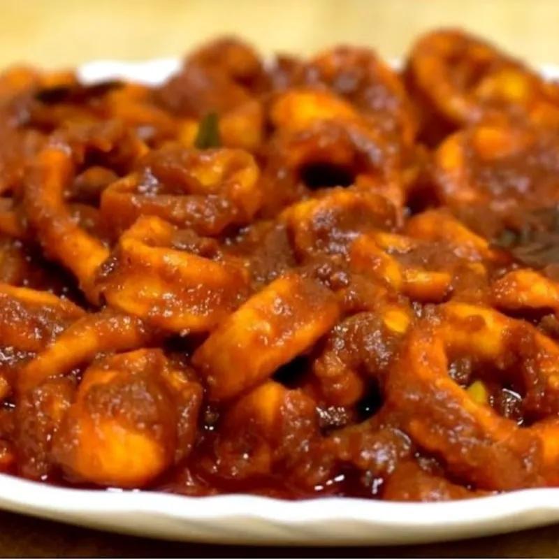 Squid (Koonthal) Ghee Roast