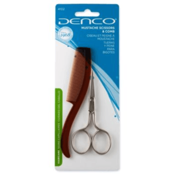 Denco 4102 Mustache Scissors & Comb Hair Care