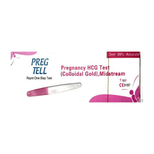 Preg Tell الحمل HCG اختبار سريع خطوة واحدة اختبار 1 اختبار