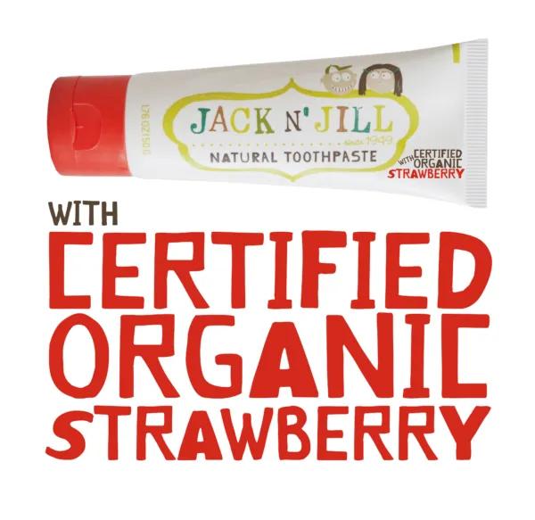 Jack N' Jill Natural Toothpaste Strawberry Flavor 50g