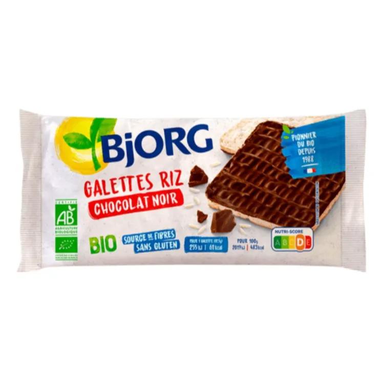 Bjorg Thin Dark Chocolate Rice Cakes 100g