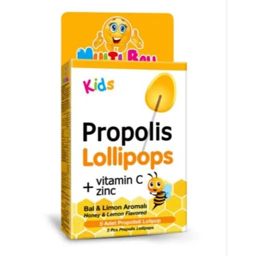 Multi Ball Propolis Lollipops Vit C And Zinc