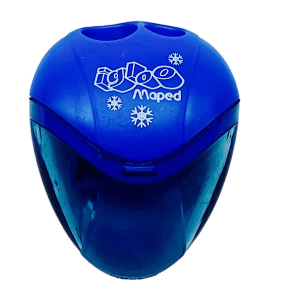 Maped Igloo Double Hole Sharpener, Blue Color - 9746