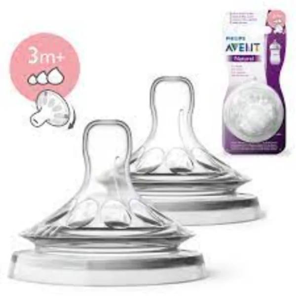 Philips Avent Natural 2.0 Feeding Teats Variable 2's