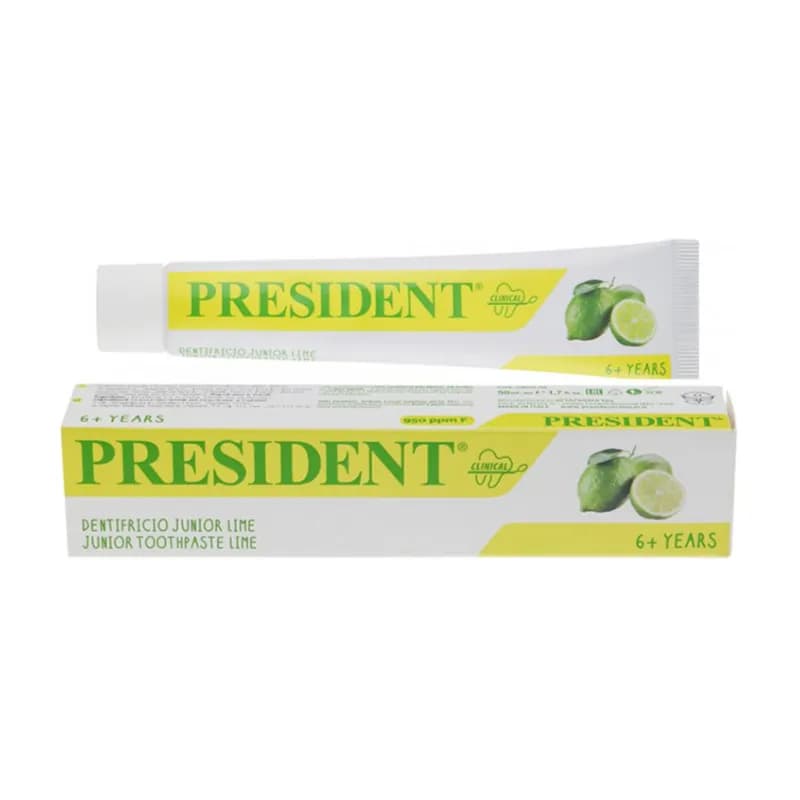 President Junior 6 + Toothpaste Lime Flavor