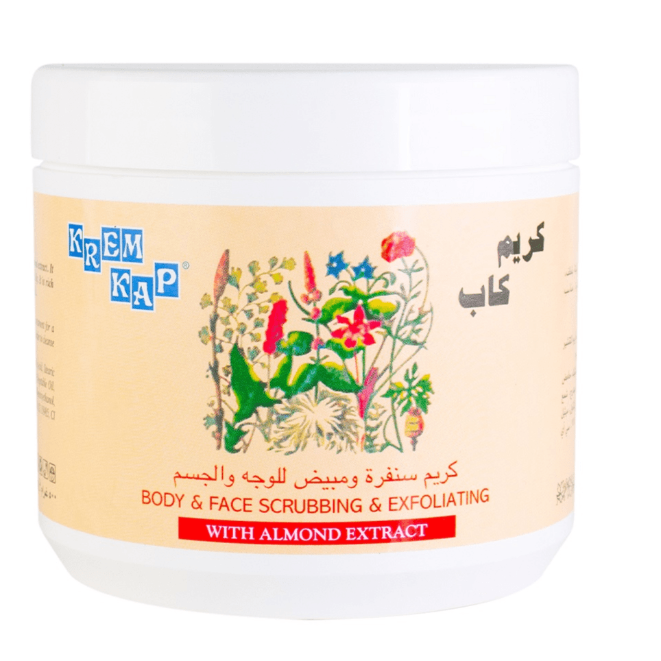 Krem Kap Exfoliating Face And Body Scrub With Almond Extract 500ml