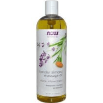 Now Lavender Almond Massage Oil 473 Ml