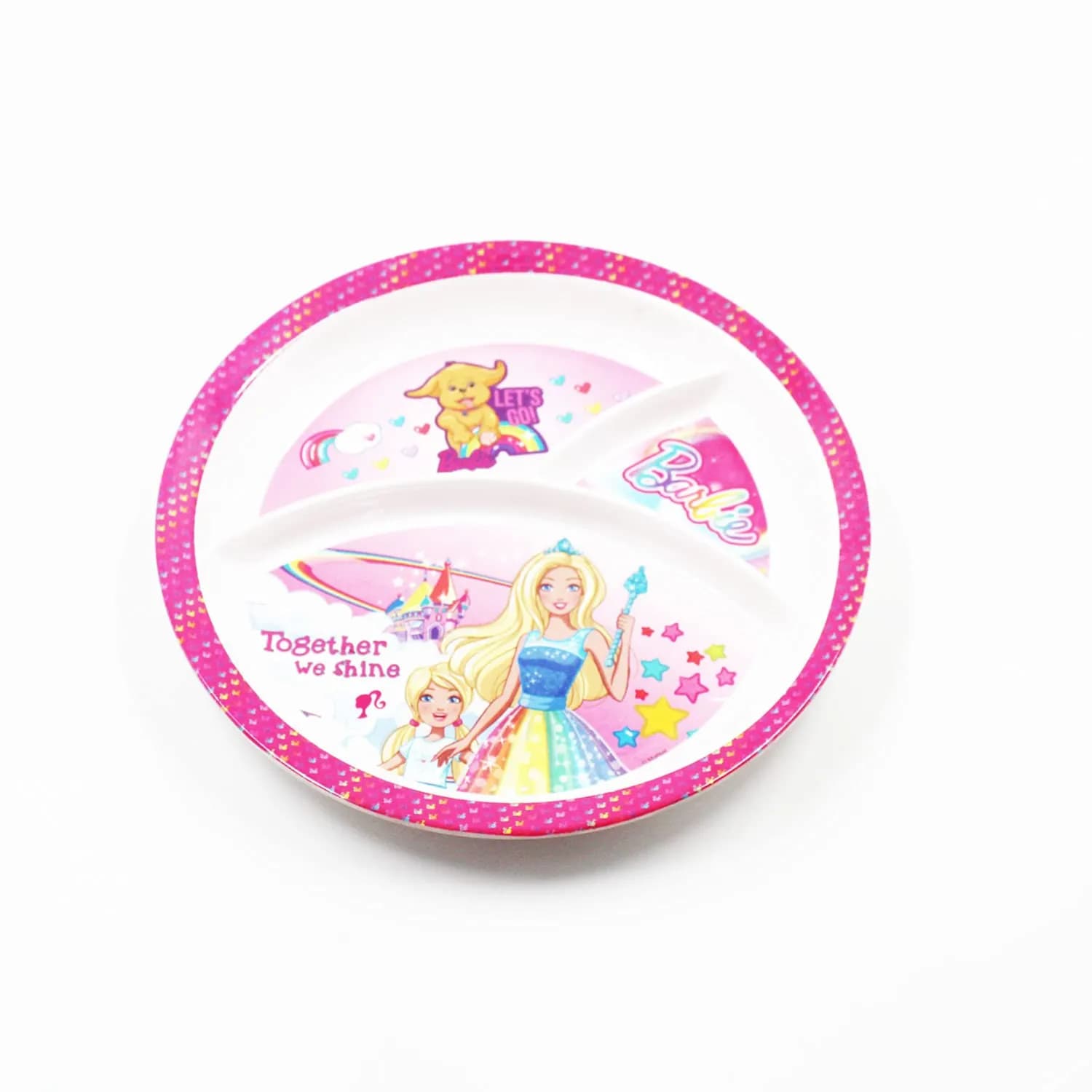 XPO Kids 3 Partition Plate Round 26Cm