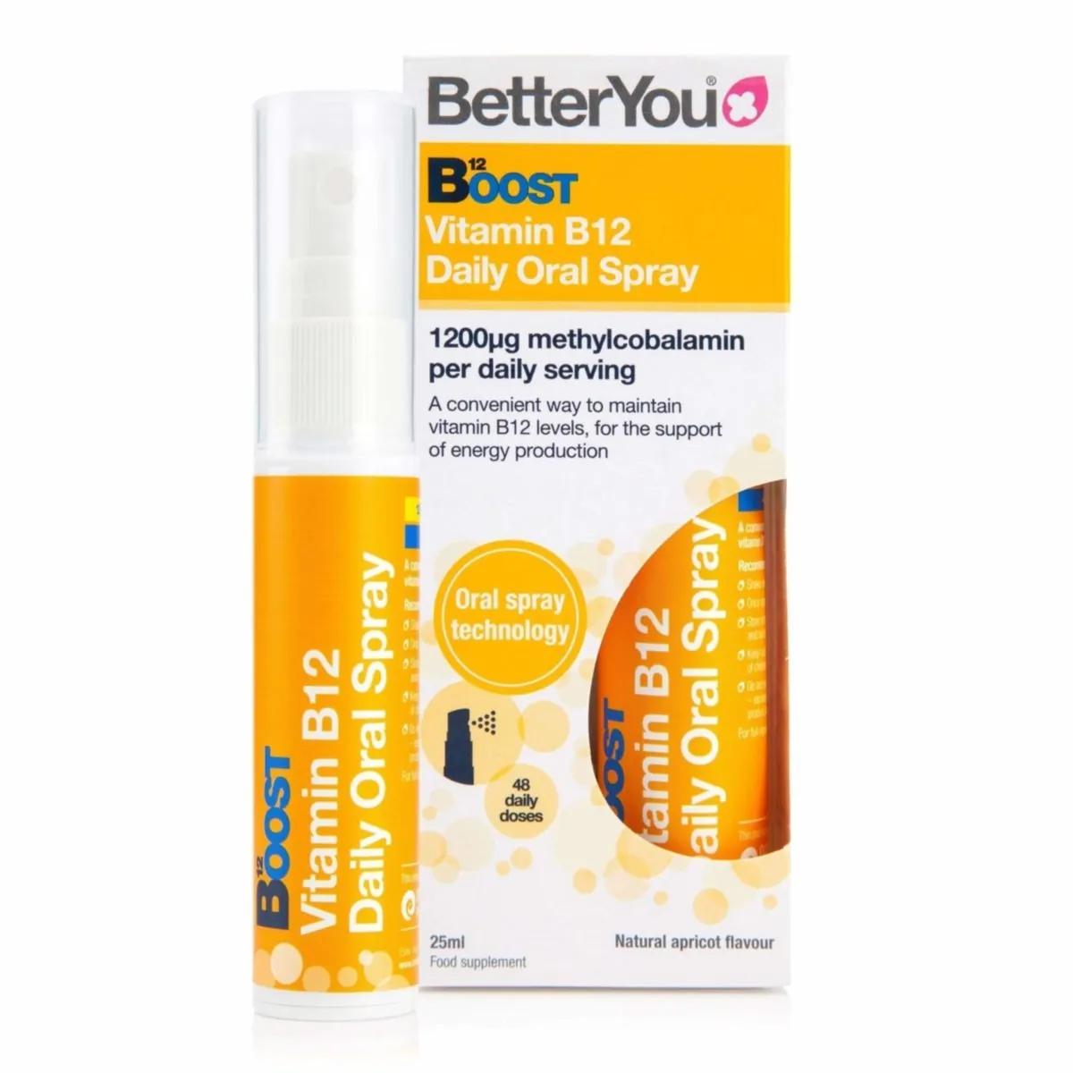 Better You Boost 12 Vit B12 Daily Oral Spray 48 daily doses 25ml