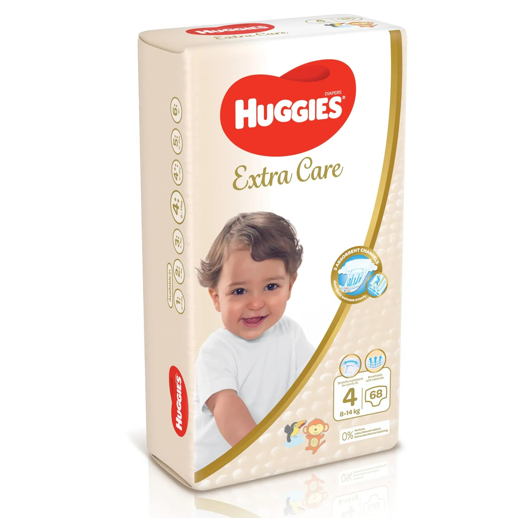 Huggies Extra Care 4 (8-14)kg 68