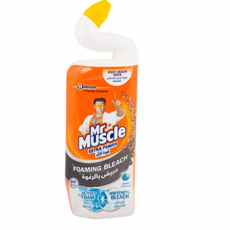 Mr Muscle Extra Powder Foaming Bleach Active Foam Whitening Bleach 750Ml