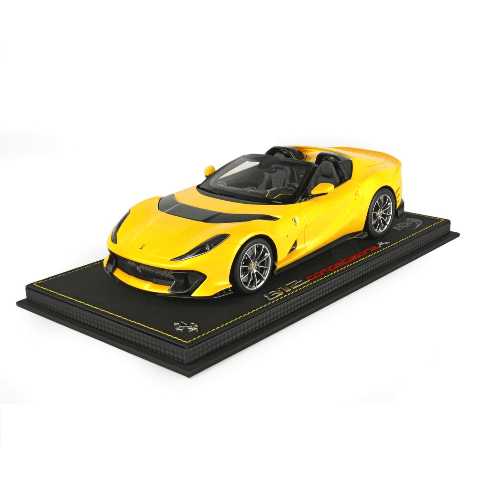 Ferrari 812 Competizione A Yellow Tristrato Car Model (Scale 1/18)