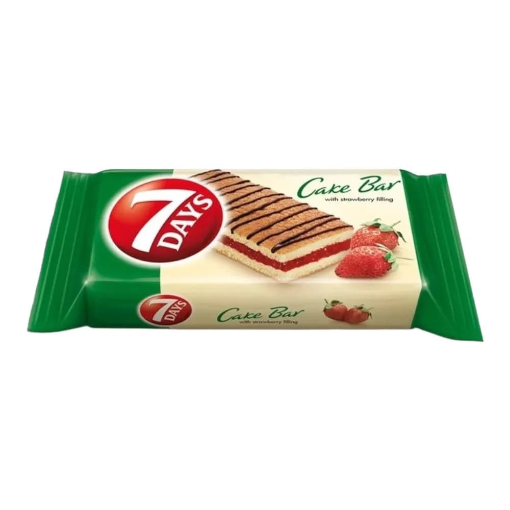 7days  Cake Bar Mini Strawbery 25g