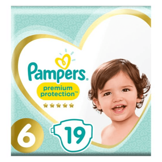 Pampers Premium Protection Size Six 19 Diapers