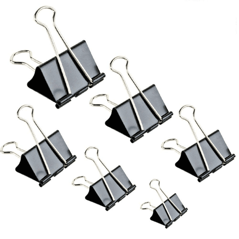 Binder Clips 1 x 12 Pieces