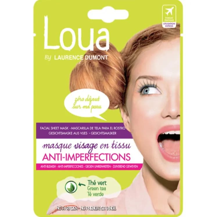 Loua Anti Blemish Fabric Face Mask 1 Unit 23 Ml