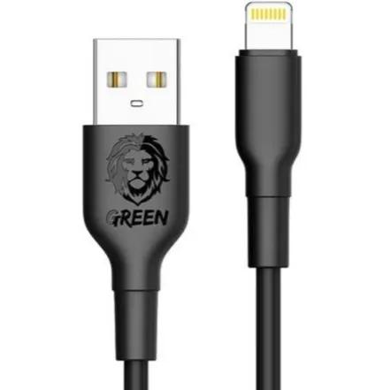 Green Lion Usb-a To Lightning Cable 1m Black