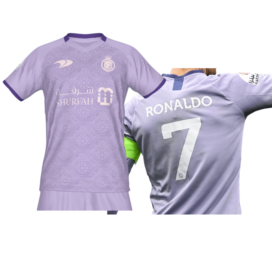 Al Nassr 4th Kit-Kids -Ronaldo