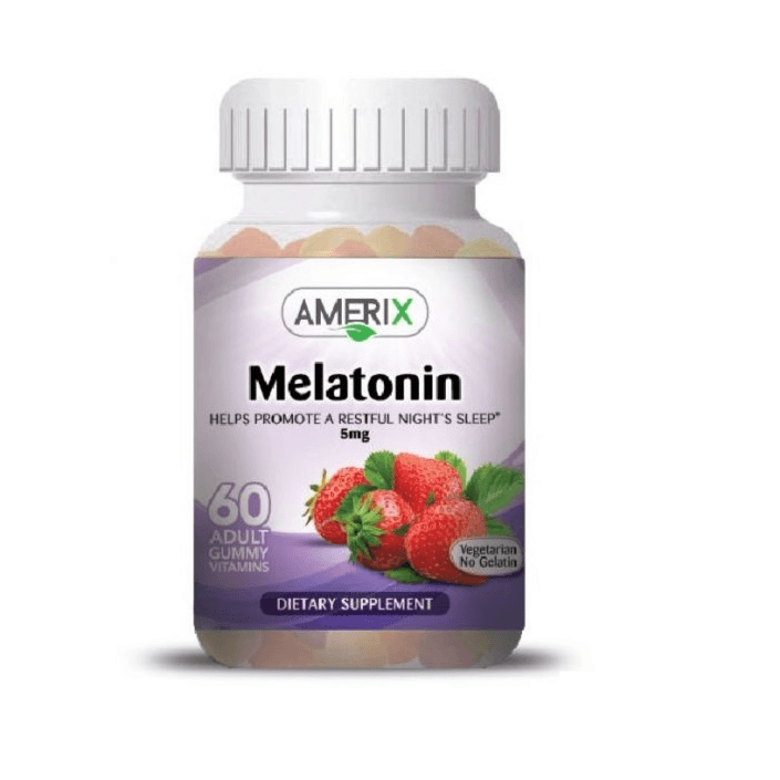 Amerix Melatonin 60 Adult Gummys Vitamins Dietary Supplement